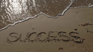success_on_beach
